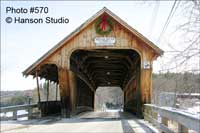 Ashland, NH - Squam River Bridge - End - Winter